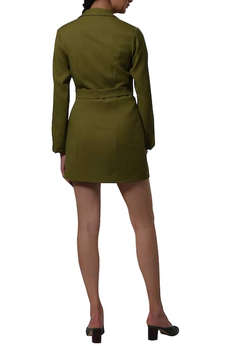 Manika Nanda Long blazer with high waist shorts 