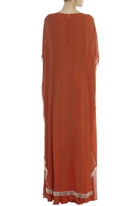 Ushma Vaidya Embroidered Cape Jumpsuit 