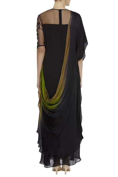 Ushma Vaidya Draped Embroidered tunic 