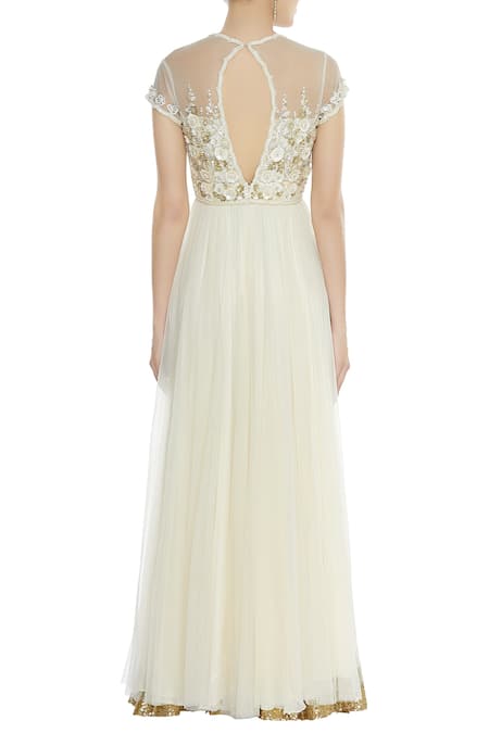 Seema Khan Embellished anarkali kurta with dupatta 