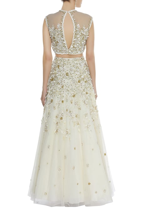 Seema Khan Embroidered Bridal Lehenga Set 