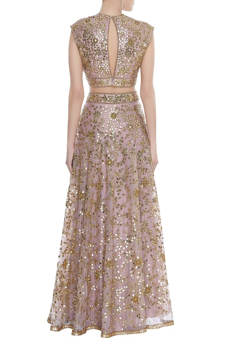 Seema Khan Mirror work lehenga set 