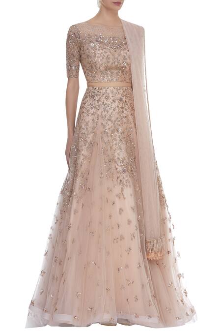 Shlok Design Pink Cutdana Embroidered Lehenga Set Online at Aza Fashions Shlok Design_Pink Cutdana Embroidered Lehenga Set_Online_at_Aza_Fashions