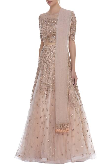 Buy Shlok Design Pink Cutdana Embroidered Lehenga Set Online at Aza Fashions Buy_Shlok Design_Pink Cutdana Embroidered Lehenga Set_Online_at_Aza_Fashions