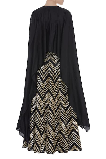 Samatvam By Anjali Bhaskar Silk Embroidered Lehenga Set 