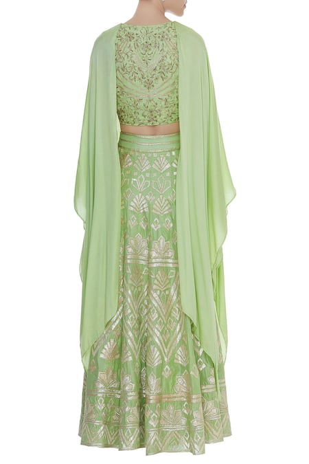 Samatvam By Anjali Bhaskar Silk Lehenga Set 