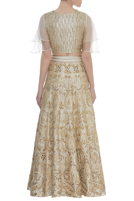 Samatvam By Anjali Bhaskar Embroidered Lehenga Set 