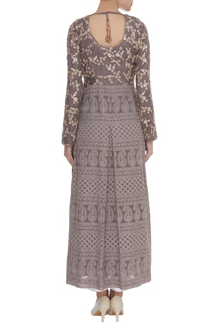 Abhi Singh Embroidered Kurta with Dupatta 