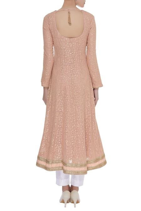 Abhi Singh Embroidered Anarkali with Dupatta 