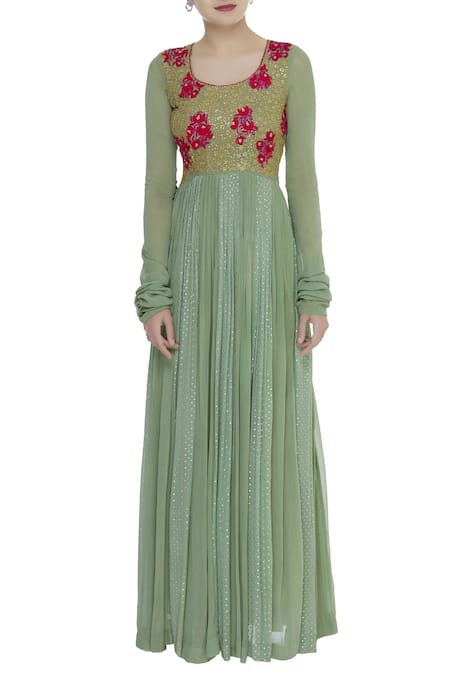 Abhi Singh Embroidered Anarkali  