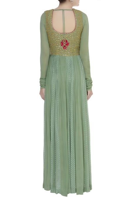 Abhi Singh Embroidered Anarkali  