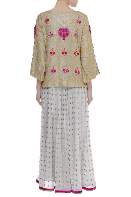 Abhi Singh Embroidered Skirt Set 