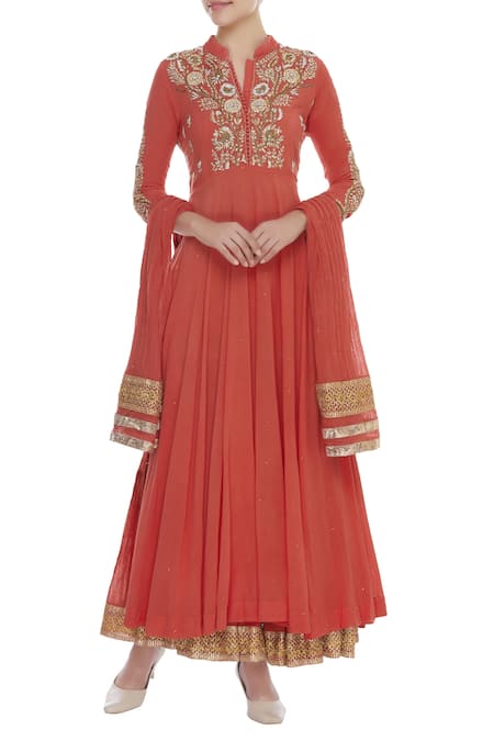 Nazar by Indu  Embroidered Kurta Sharara Set 