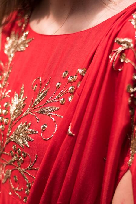 Prathyusha Garimella_Embroidered Gown_Online_at_Aza_Fashions