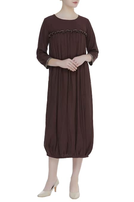 Bohame Linen Midi Dress 