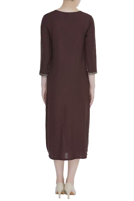 Bohame Linen Midi Dress 