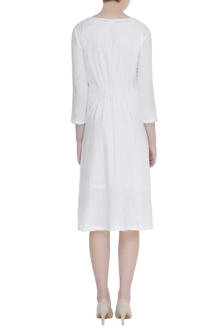 Bohame Silk Midi Dress 
