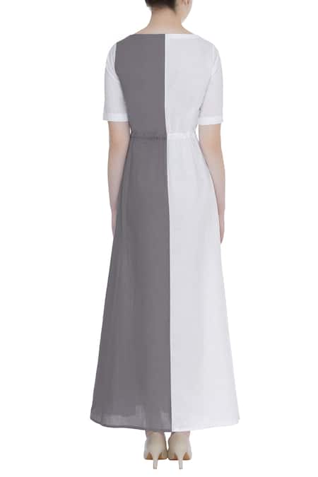 Bohame Linen Wrap Dress 
