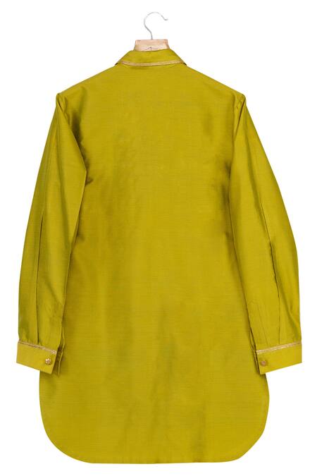 Buy Minikin Blue Cotton Gota Patti Embroidered Pathani With Patiala Online at Aza Fashions Buy_Minikin_Blue Cotton Gota Patti Embroidered Pathani With Patiala _Online_at_Aza_Fashions