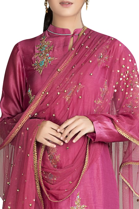 Joy Mitra Embroidered kurta set 