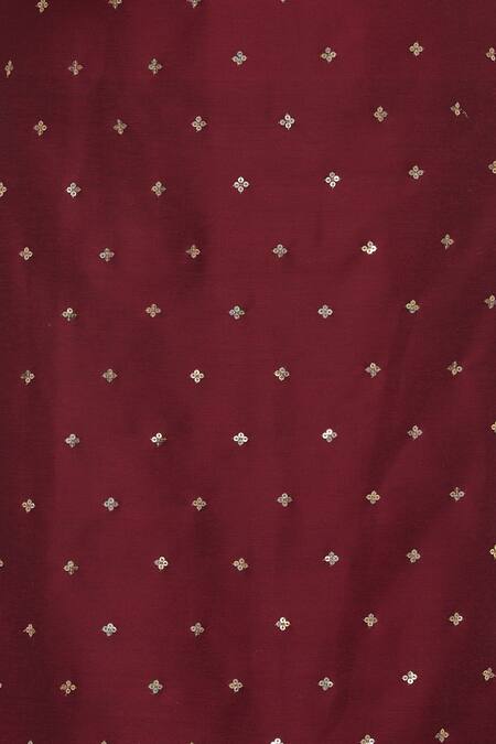 Ranian Red Hand Embroidered Long Kurta With Skirt And Dupatta at Aza Fashions Ranian_Red Hand Embroidered Long Kurta With Skirt And Dupatta_at_Aza_Fashions