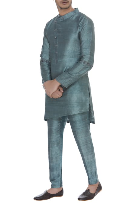 Mitesh Lodha Melange straight pants 