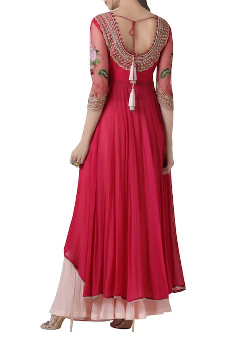 Limerick By Abirr N' Nanki Embroidered Kurta Lehenga Set 