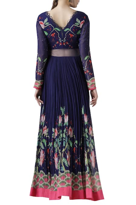 Limerick By Abirr N' Nanki Printed Anarkali Gown 