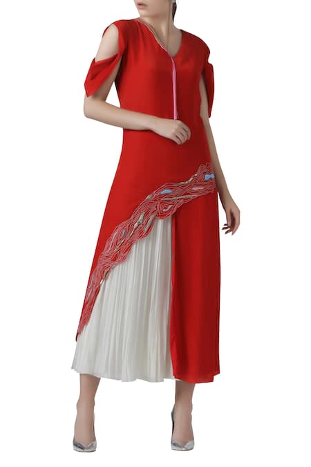 Limerick by Abirr N' Nanki Asymmetric Kurta Set 
