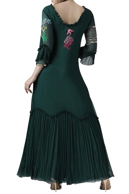 Limerick By Abirr N' Nanki Embroidered Kurta Palazzo Set 