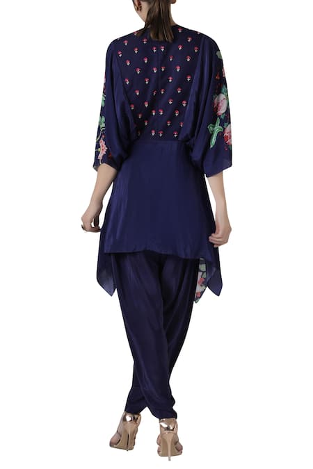 Limerick By Abirr N' Nanki Printed Tunic with Dhoti Pants 
