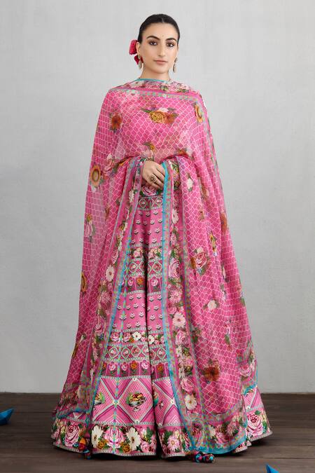 Torani Pink Rang Raani Rubani Lehenga Set