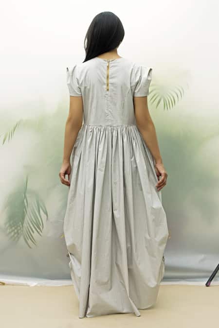 Chillosophy Asymmetric Flared Dress 