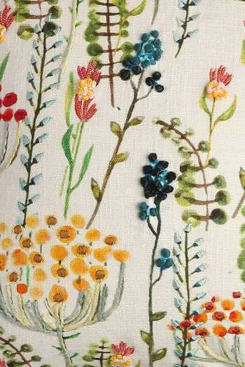 Shop_Amoliconcepts_Multi Color Cotton Embroidered Flower Beaded Cushion Cover_Online_at_Aza_Fashions