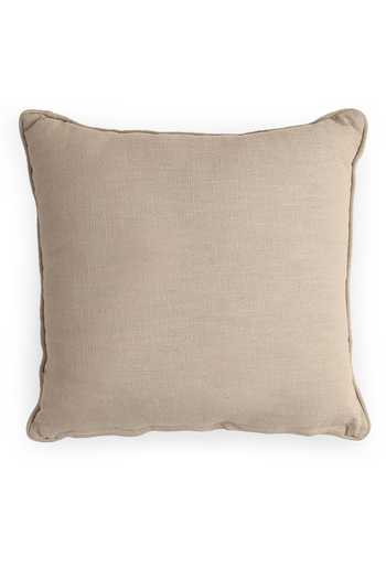 Shop_Amoliconcepts_Grey Cotton Embroidered Leaf Cushion Cover_Online_at_Aza_Fashions