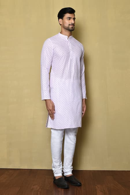 Buy_Nayantara Couture_Pink Cotton Printed Flower Kurta Set 