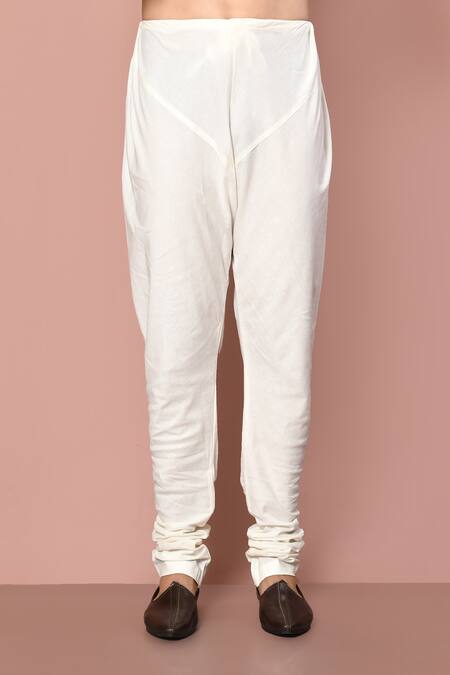 Aryavir Malhotra_Maroon Kurta Rayon Embroidery Thread Full Sleeve Set_Online_at_Aza_Fashions