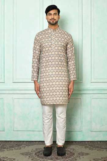 Buy Arihant Rai Sinha Multi Color Kurta Printed, Aligarh Pyjama Geometric And & Set Online at Aza Fashions Buy_Arihant Rai Sinha_Multi Color Kurta Printed, Aligarh Pyjama Geometric And & Set_Online_at_Aza_Fashions