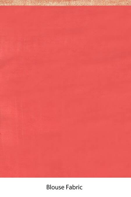 Khwaab By Sanjana Lakhani_Beige Floral Pattern Woven Baswara Saree _Online_at_Aza_Fashions