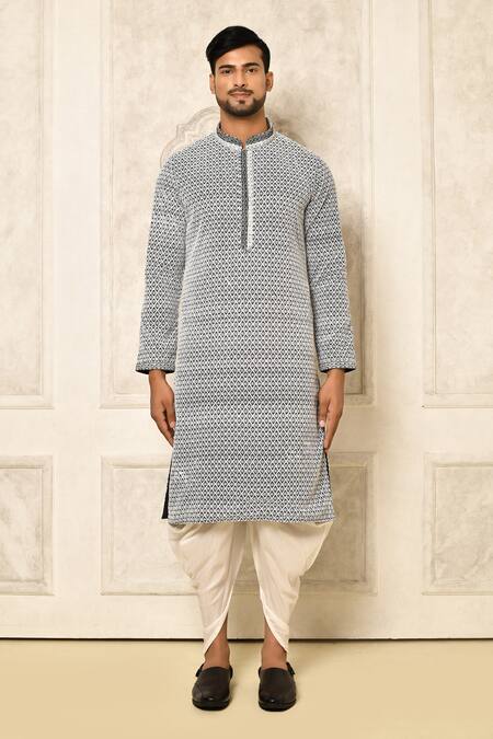 Shop Naintara Bajaj Blue Kurta Georgette Embroidered Floral And Patiala Set Online at Aza Fashions Shop_Naintara Bajaj_Blue Kurta Georgette Embroidered Floral And Patiala Set _Online_at_Aza_Fashions