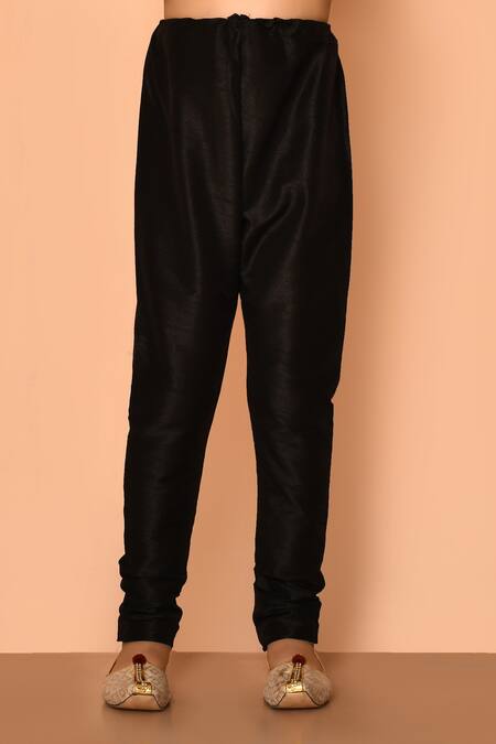 Petite Pomme Maroon Silk Embroidery Floral Kurta And Churidar Set Online at Aza Fashions Petite Pomme_Maroon Silk Embroidery Floral Kurta And Churidar Set _Online_at_Aza_Fashions