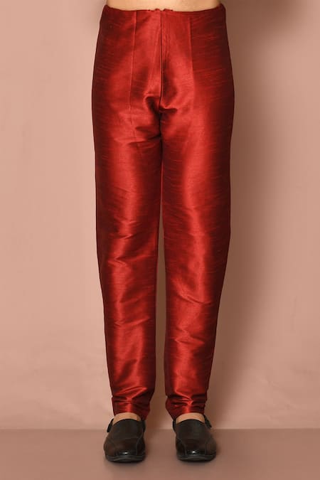 Arihant Rai Sinha_Blue Silk Embroidery Flower Kurta Set _Online_at_Aza_Fashions