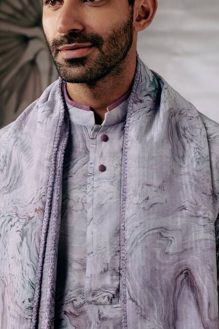 Buy_Philocaly_Multi Color Noor Space Dye Hand Painted Stole _Online_at_Aza_Fashions