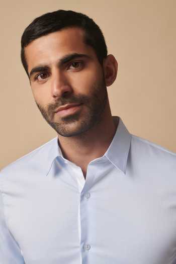 Philocaly_Blue Cotton Wedgewood Full Sleeve Shirt_Online_at_Aza_Fashions