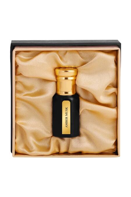 Neesh_Black Amber Musk Fragrance Roll On_Online_at_Aza_Fashions