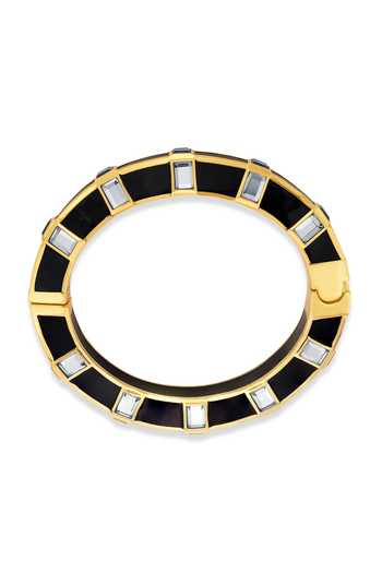 Buy_Isharya_Black Mirrors Raina Bangle_Online_at_Aza_Fashions
