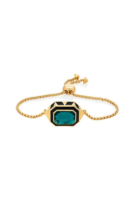 Buy Isharya Green Crystals And Enamelled B-dazzle Embellished Bracelet Online at Aza Fashions Buy_Isharya_Green Crystals And Enamelled B-dazzle Embellished Bracelet _Online_at_Aza_Fashions