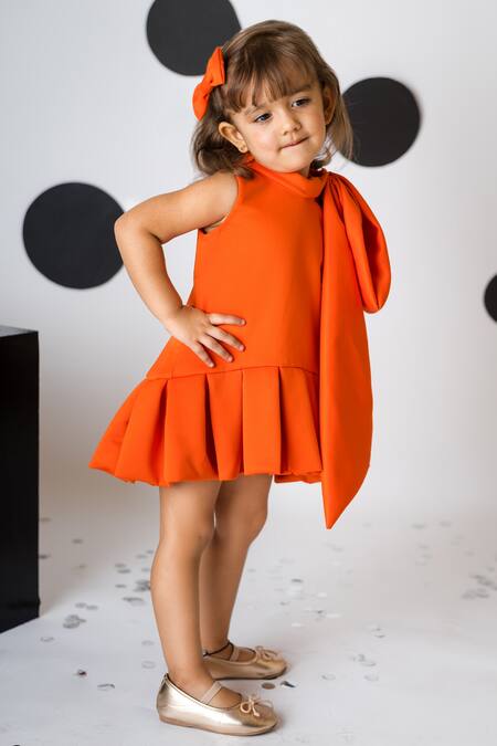 Buy Orange Ballerina Dress for Little Girls Online - ForeverKidz