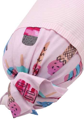 House This_Multi Color Cotton Printed Summer Bolster With Cover_Online_at_Aza_Fashions