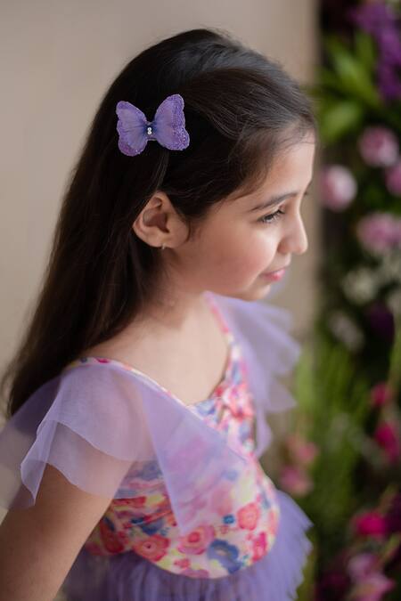 Buy_PA:Paa_Purple Top Cotton Satin Printed Floral Crop And Palazzo Set_Online_at_Aza_Fashions